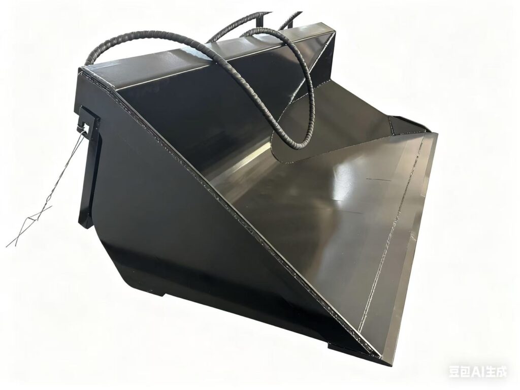 Side dump bucket 1